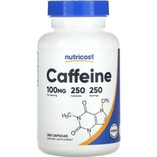 Nutricost Caffeine  250 Kapsül