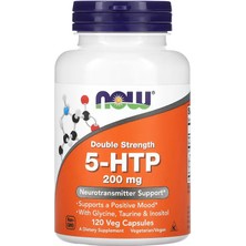 Now Foods, 5-Htp, Inositol , Taurine , Niacin , Glycine Double Strength, 200 Mg, 120 Veg Capsules