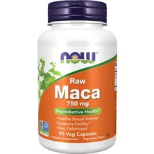 Now Foods, Maca, Raw 750 Mg, 90 Veg Capsules