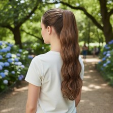 Marsilyan Tokalı Dalgalı At Kuyruğu - Kumral