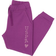 U.S. Polo Assn. Kız Çocuk Menekşe Jogger Eşofman Altı 50317895-VR037