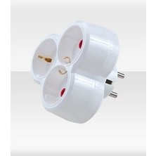 Ay-Ka Safir Topraklı Üç Yol Priz