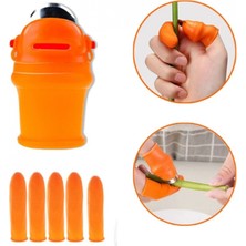 Marsilyan Pratik Baş Parmak Sebze Kesme Ayıklayıcı Bayan M Set (4887)