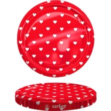 Bükümlü Konserve Kapakları - 82 mm Yeniden Kullanılabilir Konserve Kapağı Seti 10 Cam Kavanozlar Için Ideal - Mason Kavanozlarla Uyumlu Değil, Paslanmaz Metal Konserve Kavanoz Kapakları,