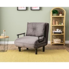 Sento Tekli Katlanır Yataklı Koltuk - Soho Gri