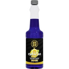 Tüfekçi Turunç (Blue Curacao) Aromalı Şurup 750 ml – Kokteyl, Kahve, Pasta ve Tatlı Için, Doğal Aroma, Gerçek Pancar Şekeri