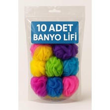 10 Adet Banyo Lifi Vücut Kesesi Top Lif