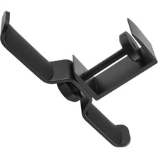 Kulaklık Tutucu Kulaklık Standı Kolay Kurulum Masaüstü Montajı Ev Ofisi Için Siyah