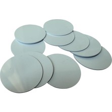 Nfc Tag Nxp NTAG215 Nfc Kart, Beyaz Pvc, 2,5 cm Çap, Yuvarlak, 504 Bytes Bellek, Amiibo Tagmo ile Uyumlu - 10 Adet