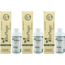 Derin Mavi Siyah Organik Amonyaksız Saç Boyası 1.01 ve Oksidan 3 Adet