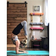 Temel Yoga Minderi Rafı| Ahşap Yoga Dekoru, Antrenman Organizatörü