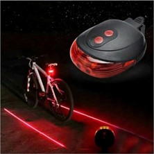 Lazer Şeritli 7 Fonksiyon 5 Ledli Stop Bisiklet Lamba