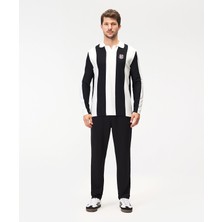 Krtlyvs Beşiktaş Erkek Triko Uzun Kollu Retro T-Shirt 7526131T3