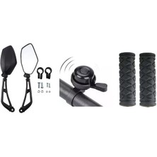 Aksesuar Set Zil-Elcik-Ayna 3lü Siyah