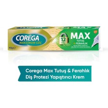 Max Tutuş &amp; Ferahlık Diş Protezi Yapıştırıcı Krem 40 G