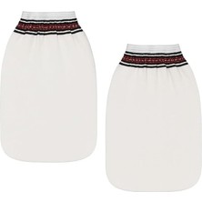 2'lü Geleneksel Hamam Kesesi – Kalın Krepe Kumaş – Lastikli Exfoliating Banyo Lifi – Cilt Arındırıcı &amp; Peeling Etkili – Kadın Erkek Için Uygun