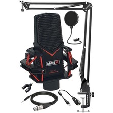 Gmx-1st Condenser Stüdyo Mikrofonu Pc ve Telefon (Stand ve Filtreli)