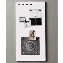 Magnet Mıknatıslı Beyaz Pano, 30X70 Cm, Dekoratif Magnet Panosu