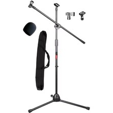 MS06CSS - Akrobat Mikrofon Standı (Çanta Sünger Tutacak Dahil)