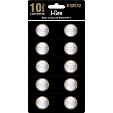 CR2032 Pil Tartı, Baskül, Şeker Ölçüm Cihazı Lityum Düğme Pili 3V 2032 (10 Adet CR2032)