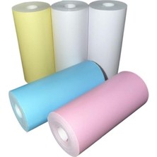 5 Rulo Çocuk Kameraları Için Anında Baskı Kağıdı Fotoğraf Kağıdı (Çok Renkli)