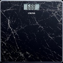 Al 808 Sm Mermer Desenli Dijital Baskül ve Vücut Tartısı, Standart