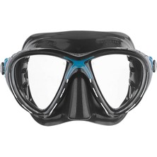 Big Eyes Evolution Maske Hypoalerjik Silikon, Geniş Görüş Açılı Maske Siyah/mavi Tek Beden