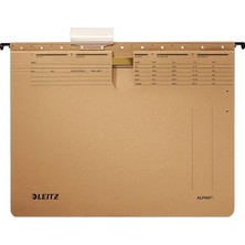 Alpha Askılı Dosya, Telli, A4, Kese Kağıdı Rengi, 10'lu Paket, 19143000