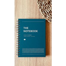 Tanıtım Sert Mukavva Kapaklı Spiralli 80 Yaprak Kareli A5 Not Defteri, Not Defteri, Okul Defteri, 8 Farklı Renk Seçeneği, Ofis Için Ideal, Planlayıcı (Peacock Blue Kapak Rengi)