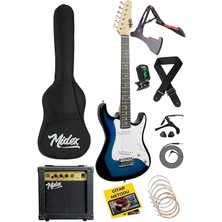 CEG-36BL 8-12 Yaş Çocuklar Için Amfili Full 3/4 36 Inç Elektro Gitar Seti Blue