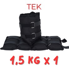 OM El ve Ayak Ağırlığı | Siyah | Cırtlı Ayarlanabilir | Fitness - Kondisyon - Spor | Egzersiz - Rehabilitasyon - Pilates