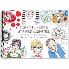 Mat Tükenmez Resim Defteri 3, 25X35CM