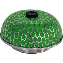 Aksesuar Ses &amp; Performans Arttırıcı Açık Hava Filtresi Mantar Tip Yeşil +6 Hp Aparatlı Üniversal