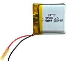 Skygo 582728 3.7V 400 MAh Li-Polymer Pil Devreli/1.5A