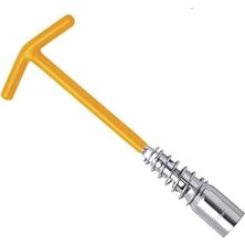 Pearl Shop W 2600, Mafsallı Kombine Buji Lokma Anahtarı (16+20,8mm), Gri, Turuncu