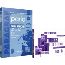 Benim Hocam Yayınları 2026 Parla Paragraf Soru Bankası - 2026 Kpss Türkçe Ders Notları