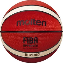 Pearl Shop B7G2000 Fıba Onaylı 7 No Basketbol Topu, Turuncu/fildişi, Boyut 7