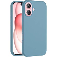 Kılıftech Apple iPhone 16 Plus Kılıf M-Safe Şarj Özellikli Sıvı Teknolojili Silinebilir Sert Zore Kivi Kapak