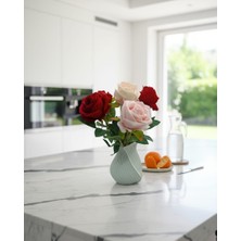 Romantik Kalp Vazo Çiçek Aranjmanı