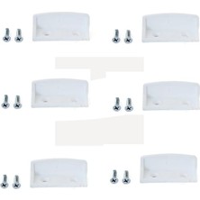 Tutamak, Beyaz 6 Adet (12 Adet Akıllı Montaj Vidası Ile Birlikte)