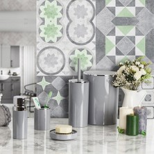 Matmel Lenox 5'li Banyo Aksesuar Set - Gri