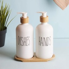 Matmel Lotion 2 Li Mutfak Sıvı Sabunluk Seti - Beyaz - 500 ml