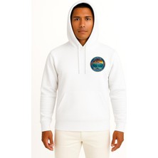 Bahriyeli Collection Kapüşonlu Tcg Akın A-584 Cep ve Sırt Tasarımlı Unisex Sweatshirt