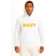 Bahriyeli Collection  Navy  Donanma Yazısı Göğüs ve Sırt Tasarımlı Unisex Sweatshirt