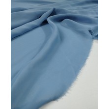 Kumaş Parça Açık Mavi Renkte Şifon (En 145 cm x Boy 275 Cm)