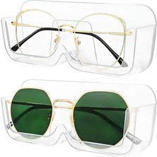 Güneş Gözlüğü Düzenleyici Duvara Monte Gözlük Saklama Plastik Gözlük Standı Gözlük Sergileme, Ev Dekoru (2 Adet)