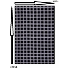 Çanta Kanvas Dikdörtgen Kanvas (50X30 Cm)