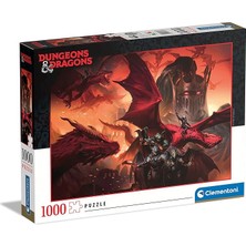 39733 Dungeons &amp; Dragons Dungeons &amp; Dragons, 1000 Parça Yapboz Yetişkinler ve Çocuklar Için, 10 Yaşındaki Çocuklar Için, Tüm Aile Için Beceri Oyunu