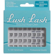 Lash Trio Tekli Kısa-Orta-Uzun Takma Kirpik LU-623