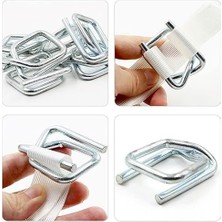 Dalpak Ambalaj 13 mm Galvaniz Bukle Toka 3,00 mm Tel Kalınlığı ( Kompozit Lifli Çember Tokası )